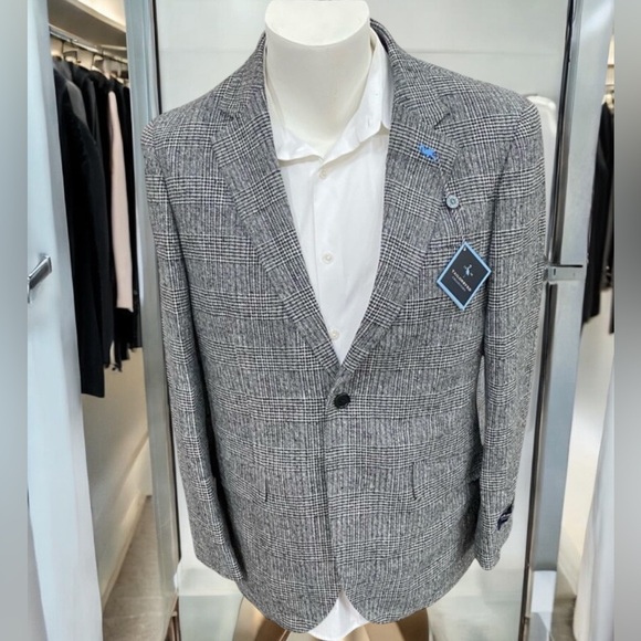 New Tailorbyrd 2 buttons check pattern sports coat men’s size 40R